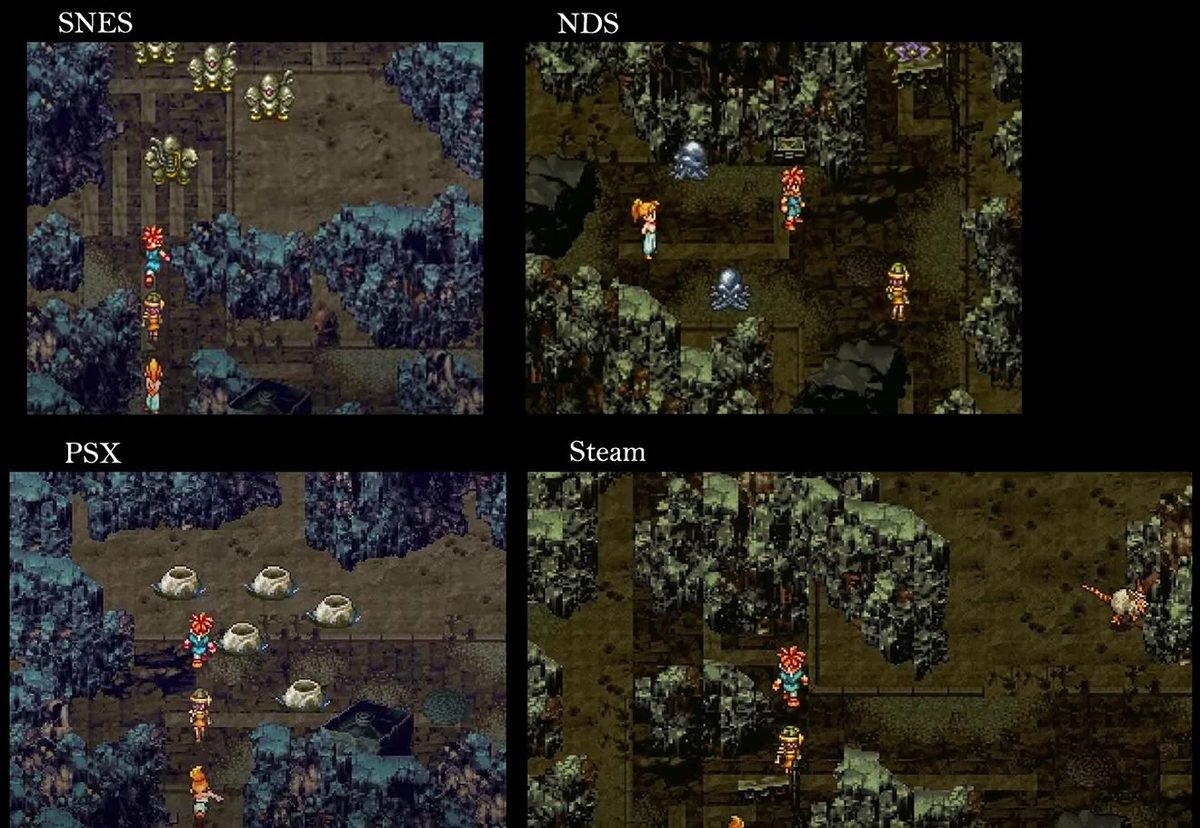 Segunda comparação entre versões do Chrono Trigger