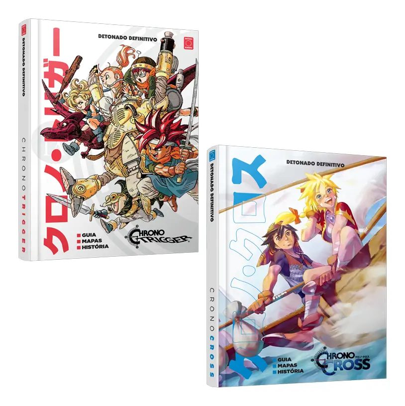 Detonados Definitivos de Chrono Cross e Chrono Trigger pela Editora Europa