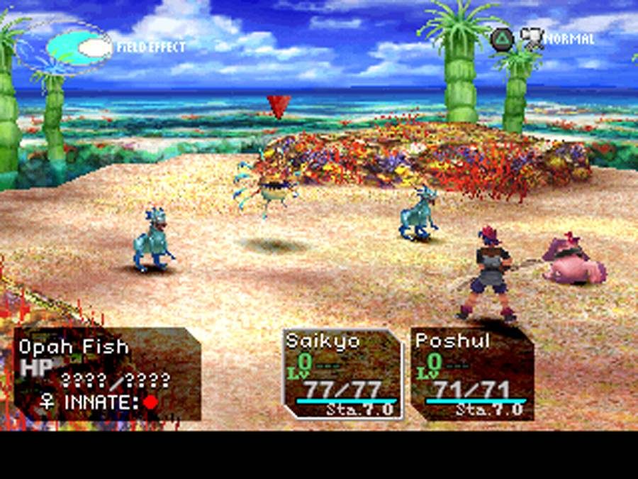 Sistema de batalha de Chrono Cross no PS1