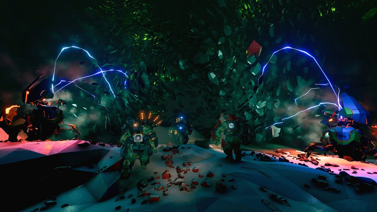 Deep Rock Galactic Rogue Core ação