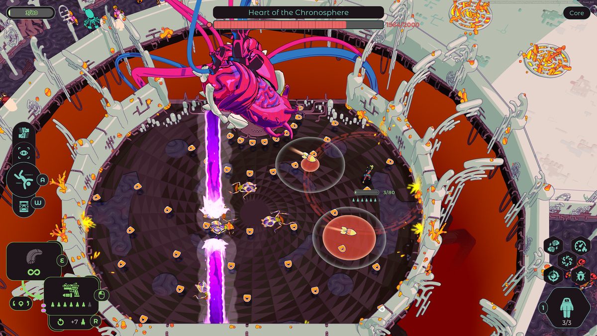 Enter the Chronosphere combate