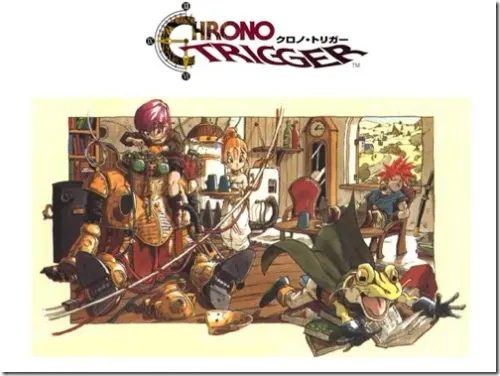 Personagens de Chrono Trigger em cena