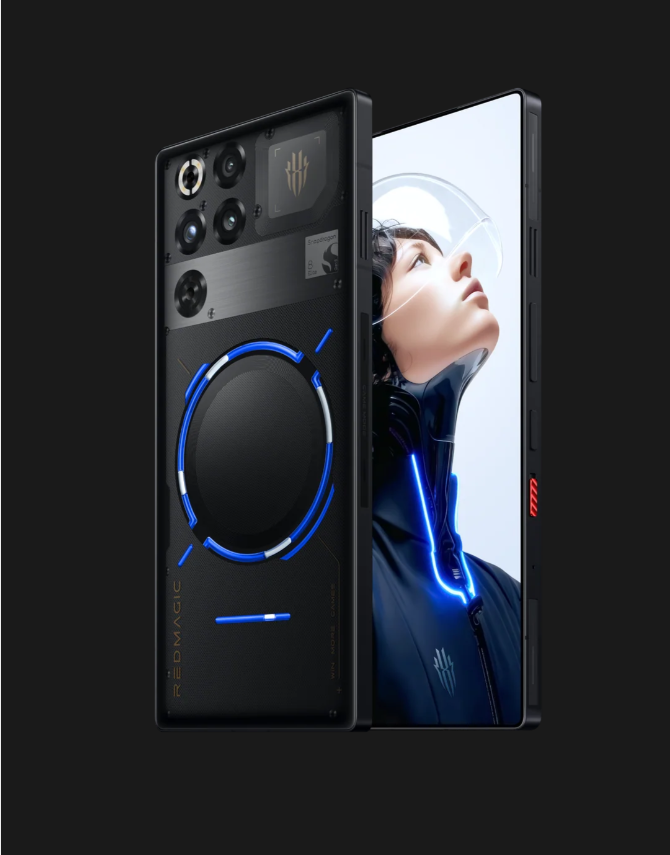 RedMagic 11 Pro - Versão preta frontal e traseira